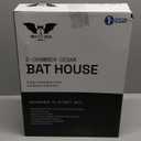 WildYard BIGBATBOX Wooden Outdoor Bat House Kit - Clean Your Backyard from Mosquitoes