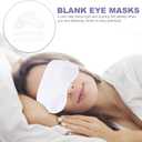 Beavorty Disposable Eye Masks 20 Pack Breathable Polyester Sleeping Eye Covers for Stress Relief Travel Naps Light Blocking and Surface
