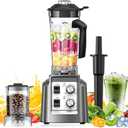 Blender for Smoothies, 2-in-1 Blender & Grinder Combo, Smoothie Maker, Blenders for Kitchen, 1800 Watts Professional Countertop Blenders, BPA Free, 68Oz Capacity