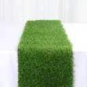 Grass Table Runner 12 x 72 Inch, Green Fake Faux Grass Table Decoration for Wedding, Birthday Party, Baby Shower, Banquet, Spring Summer Holiday Artificial Tabletop Decor