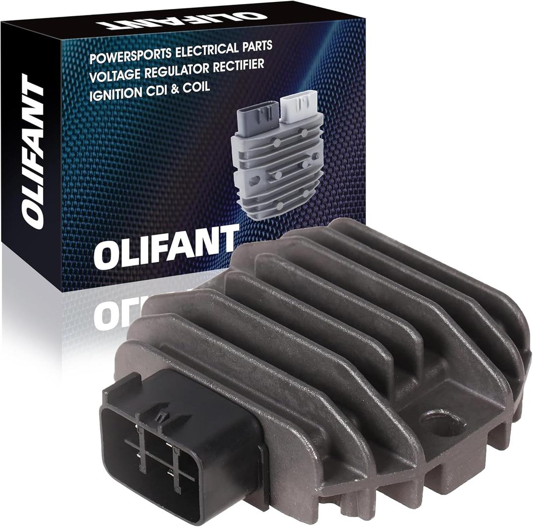 Voltage Regulator Rectifier For Yamaha Grizzly 125 350 450 600 660/Raptor 250 350 660 660R 700 700R/RHINO 450 660/Bear Tracker/Bruin/Big Bear/Wolverine/Kodiak Replace 5GT-81960-00-00 5BN-81960-00-00