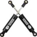 4Pcs Shock Absorber Damper Internal Spring 90mm Aluminum Alloy Shocks Compatible with Axial SCX10 90046 HSP HPI Traxxas TRX4 Redcat 1/10 RC Crawler Car (Black)
