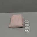 OVZME Berry Blush Pink Shower Curtain Set with 12 Hooks, 3D Embossed Fabric Shower Curtain for Bathroom - Soft Cloth & Hotel Spa, Water Resistance, Machine Washable, 72X72, Blush Pink