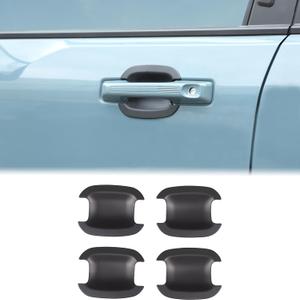Aunginsy Exterior Door Handle Bowl Cover Trim Compatible with Ford Maverick 2022-2025 & Ford Bronco Sport 2021-2025 Outside Door Handle Cup Bowl Cover Scratch Protector Decorative Sticker Accessories