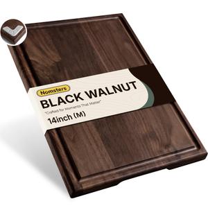 24'' Luxury American Black Walnut Wood Cutting Boards for Kitchen Large
Extra Large, Reversible, Wooden Cutting Board, Solid Hardwood, Charcuterie Board, Butcher Block, Gourmet Kitchen Gift