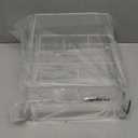 GILPWA Diaper Caddy, Baby Changing Table Organizer, Detachable Clear Acrylic Diaper Storage for Wipe Dispenser, Wipe Warmer and other Diapering Essentials