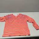 Dokotoo Women's 2026 Spring Summer Casual Long Sleeve Tops Lightweight Crew Neck Knit Basic Striped T Shirts, S