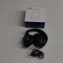 KVIDIO Bluetooth Headphones Over Ear, 65 Hours Playtime Wireless Headphones with Microphone, Foldable Lightweight Headset with Deep Bass, HiFi Stereo Sound for Travel Work Cellphone