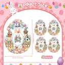 Tinlade 36 Pcs Easter Candy Gift Bags Bulk 5.12 x 6.69 Inch Resealable Easter Eggs Sealed Pouch Treat Plastic Bunny Goodie Bags Stand up for Egg Hunt Holiday Party Small Gift Wrapping Supplies Decor