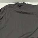 Womens Short Sleeve Mock Turtleneck Business Casual Tops Slim Fitted Plain Tee Shirts Size (Black, XL)