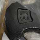 CAP 5lb Standard 1-Inch Cast Iron Grip Weight Plates, 4-Pack, Black