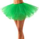 Spooktacular Creations Women Tutu Skirt Costume Adult Halloween Tutus for Halloween Costume Cosplay Party (Green)