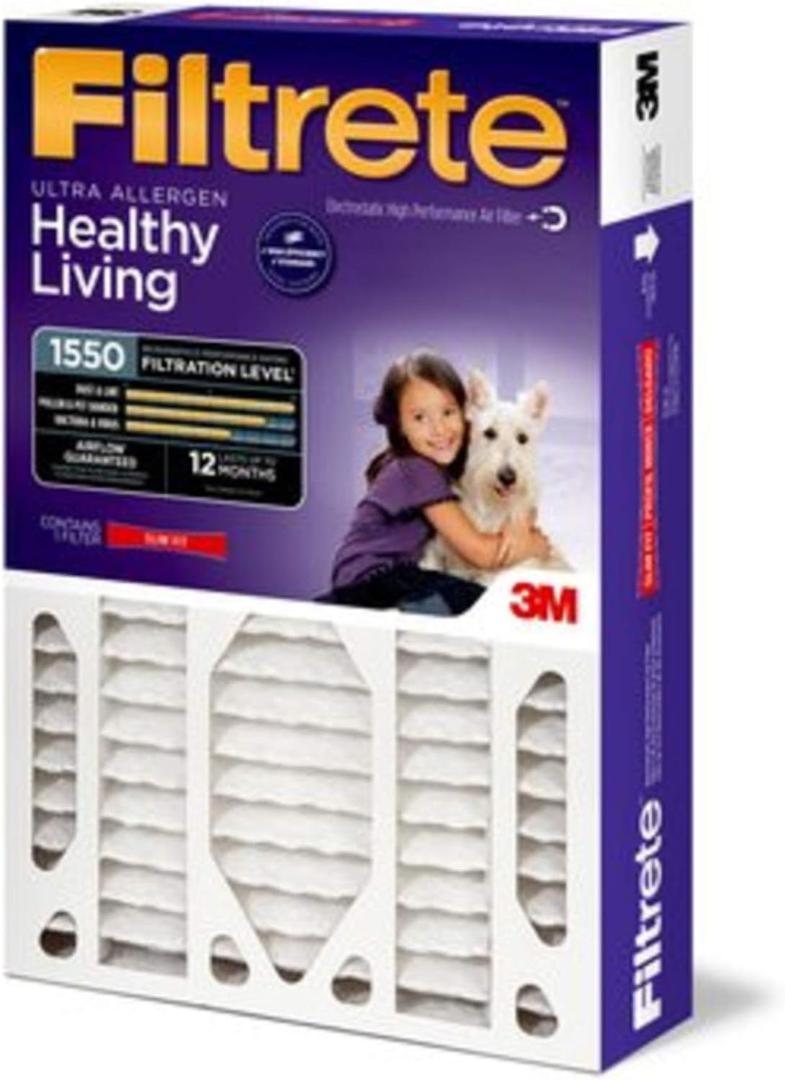Filtrete NDP01-5IN-2 16x25 x 5 In. Ultra Allergen Reduction Deep Pleated Air Filter - Quantity 2