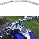 Motorcycle Drag Bars Handlebars 22mm 7/8" Universal For Bobber Cafe Racer Sportster Cruiser XL 883 1200 Custom Chopper Softail Dyna Street Bob Chrome