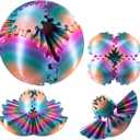 Gear Ball 3D Printed Gear Ball Gear Sphere Stress Ball Steam Punk Whirling Wonder Fidget Desk Toy Stress & Anxiety Relief(Candy Rainbow 10cm 4.11 Inches)