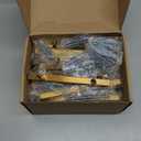 Goldenwarm 20 Pack Gold Cabinet Handles 4"(102mm) Brushed Brass Cabinet Pulls T Bar Drawer Pulls for Kitchen Cupboard & Drawer Hardware