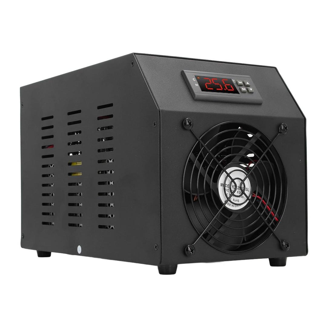 Aquarium Chiller Kit, 16 Gal Cooling System with Memory Function, and Silent Fans, for Hydroponics and Fish Tank (US Plug 110V)