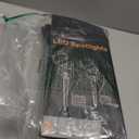 L LOHAS LED Christmas Spotlight Outdoor, Green Spot Lights for Yard, Auto On/Off 5W 120V Landscape Lighting for House, Holiday, Trees, Decoration, 450LM IP66 Waterproof, UL Listed, 2 Pack