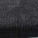 Arotive Luxury Chenille Bathroom Rug Mat, Extra Soft Thick Absorbent Shaggy Bath Rugs, Non-Slip Machine Wash Dry, Plush Bath Mats for Bathroom, Shower and Tub, 30x20, Black