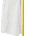 Brass Gold Bath Hand Towel Holder Stand,Stainless Steel 16 Inch Free Standing Towel Rack,Heavy Weight Towel Bar for Bathroom Vanity Countertop &Kitchen