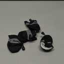 YAODHAOD Dog Shoes for Small Dogs, Puppy Dog Boots & Paw Protector for Winter Snowy Days, Anti-Slip Sole Dog Booties for Indoor Hardwood Floor 4PCS (Black,Size: 2)