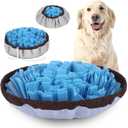 PET ARENA Snuffle Mat for Dogs - Adjustable Interactive Puzzle Toy for Large & Small Breed Slow Feeder for Mental Stimulation & Stress Relief Encourages Natural Foraging Ideal for Indoor & Outdoor Use (Blue)