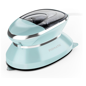 PIOMATIC Travel Iron Mini with Steam for Clothes with Dual Voltage, Portable Mini Ironing Machine with NonStick Soleplate, Small Iron for Sewing, Quilting and Handcraft