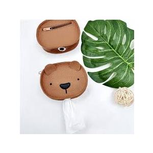Durable Faux Leather Dog Poop Bag Dispense
(2 Pack)