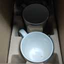 DOWAN Coffee Mugs, White Coffee Mugs Set of 6, 16 oz Ceramic Coffee Cups with Large Handles for Men Women, Porcelain Big Mug for Tea Latte, Mug Gifts for Home Office Party