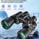 20x50 High Powered Binoculars for Adults, Clear Durable Binoculars for Bird Watching Sightseeing Wildlife Watching Travel Hunting Football Games Stargazing with Carrying Case & Strap