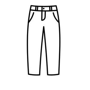 Pants Women with Pockets, Blue, Size M