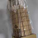 Cordless Bamboo Roman Shades 31x64in, Light Filtering Bamboo Blinds for Indoor Windows, Office, Bathroom and Living Room, Privacy Teak.