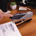 Swingline Stapler, 40 Sheet Capacity, Optima 40, Jam Free, Reduced Effort, Soft Grip, Metal, Orange and Gray