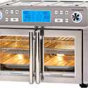 Emeril Lagasse Dual Zone 360 Air Fryer Oven Combo with French Door, 25 QT Extra Large, Cook Two Foods in Different Ways, Up to 60% Faster from Frozen to Finish