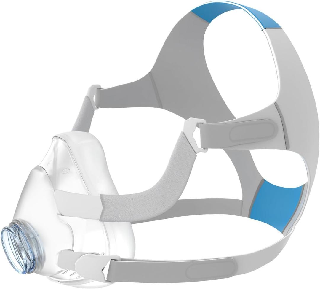 Replacement F20 Frame System for ResMed AirFit F20, Replacement Mask Headgear Set - Includes Full Face Large Mask Cushion, Headgear, Frame & Clips - CPAP F20 Full Face Masks Accessories Supplies (L)