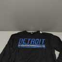 Detroit Michigan Retro Vintage Weathered Stripe Throwback Long Sleeve T-Shirt, Size M