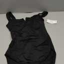 FeelinGirl Black Bodysuit Women Square Neck Sleeveless Black Tank Tops Slimming Bodysuits Basic Jumpsuits Tops Black, Small