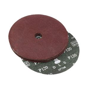 uxcell 7-Inch x 7/8-Inch Aluminum Oxide Resin Fiber Discs, Center Hole 120 Grit Sanding Grinding Discs, 5 Pack