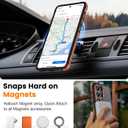 DEERLAMN Strong Magnetic Case for Samsung Galaxy S26 Ultra 6.9-Inch,[Compatible with Magsafe][Military Grade Drop Protection] Translucent Matte Shockproof Protective Phone Cover, Frosted Orange