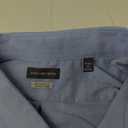 Van Heusen Men's Short Sleeve Regular Fit Oxford Solid Dress Shirt (18.5"-19" Neck, Blue)