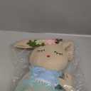 Ballerina Doll Easter Stuffed Animal Bunny Plush Animal Doll, Plush Rabbit Toy Bunnys Stuffed Animals for Girls Easter Animals on Party Birthday Christmas (Yellow)