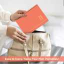 2026 Planner, Weekly and Monthly Calendar Planner, January 2026 - December 2026, Hardcover 2026 Calendar Book with Tabs For Women & Men, Inner Pocket, Spiral Bound, Perfect for Office Home School Supplies - A5 (6.3" x 8.5"), Coral