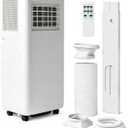 8000 BTU Portable Air Conditioners, 4-in-1 Cooling AC Portable Air Conditioner for Room with Sleep Mode, Ventless Floor Air Conditioner, 3 Speeds Fan & Dehumidifier