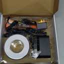 PcEoTllar Electric Fence for Dogs, Electric Dog Fence System, 2 Water Resistant Collar Receiver, with 656Ft Underground/Aboveground Boundary Wire, for Small Medium Large Dogs