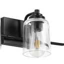 SOLFART 3 Lights Bathroom Light Fixtures Over Mirror Black Vanity Lights for Bathroom Wall Lights for Bathroom Matte Black Mirror Light