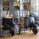 Vintage Biker's Prayer Metal Tin Sign for Home, Restaurant, Bar, Cafe, and Garage Decor - Rustic Wall Plaque with Inspirational Message 8 * 12inch