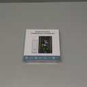 Weather Station Wireless Indoor Outdoor Thermometer Inside Outside Temperature Humidity Monitorwith 330ft Range Sensor and Adjustable Backlight (Black)