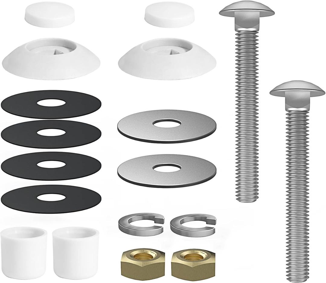 Diving Board Bolt Kit, Diving Board Mounting Kit for Two Hole Residential Pool Diving Board, Diving Board Bolts Kit Compatible Diving Boards for Inground Pools