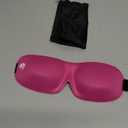 Nidra Contoured Sleep Mask for Side Sleepers  Zero Pressure Fit, Light Blocking Eye Shade for Sleeping & Travel  Pink, Standard Size