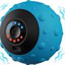 Vibrating Massage Therapy Ball - Electric Micro Vibration Massage Ball for Muscle Recovery Trigger Point Physical Therapy - 5 Speed Vibrating Massager for Hand Foot Leg Neck Back (Blue)